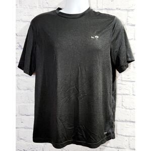 Champion Black Duo Dry Crew Neck Short Sleeves Shirt Medium Lightweight
